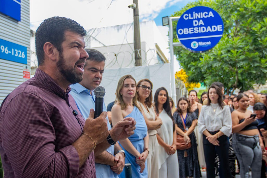 inauguração da clínica de obesidade no centro. macaé/rj.