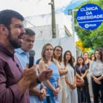 inauguração da clínica de obesidade no centro. macaé/rj.
