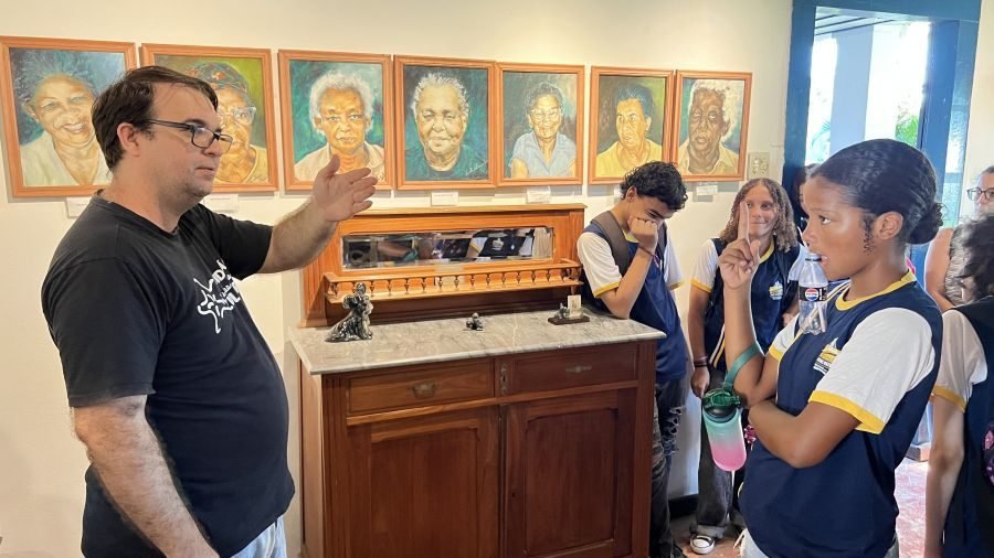 casa de cultura bento costa junior recebe visita de alunos da rede municipal cultura exposicao alunos fotos alexandre leite 14 900x506