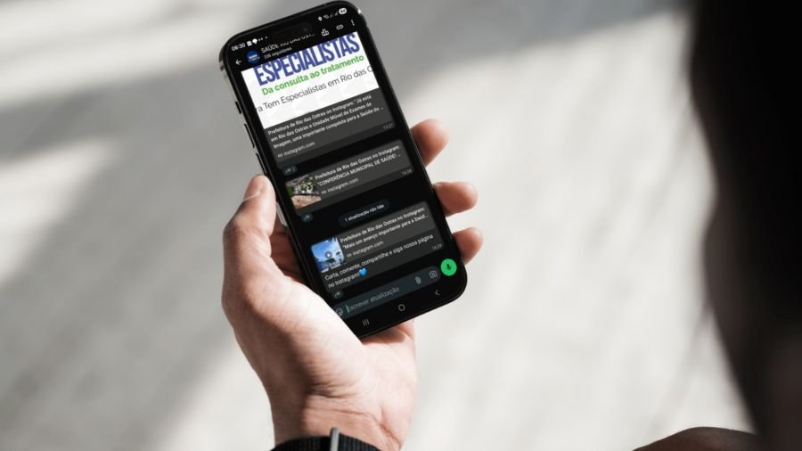 municipio lanca canal oficial de informacoes da saude pelo whatsapp populacao tem acesso a informacoes corretas e confiaveis pelo canal oficial da saude foto divulgacao