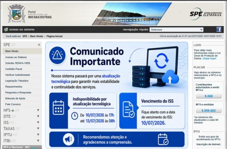 sistema de arrecadacao municipal passa por atualizacao tecnologica whatsapp image 2026 07 06 at 14.17.12