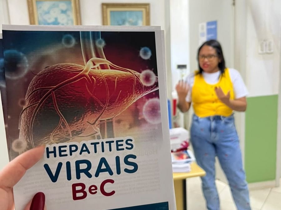 unidades de saude seguem na campanha julho amarelo julho amarelo movimenta as unidades de saude em torno da conscientizacao sobre hepatites foto divulgacao
