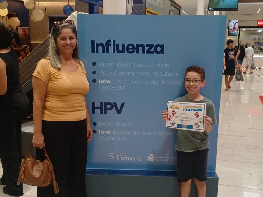 acao da prefeitura em shopping oferece quase 1 mil vacinas vacinacao no shopping imunizou criancas jovens e adultos foto divulgacao