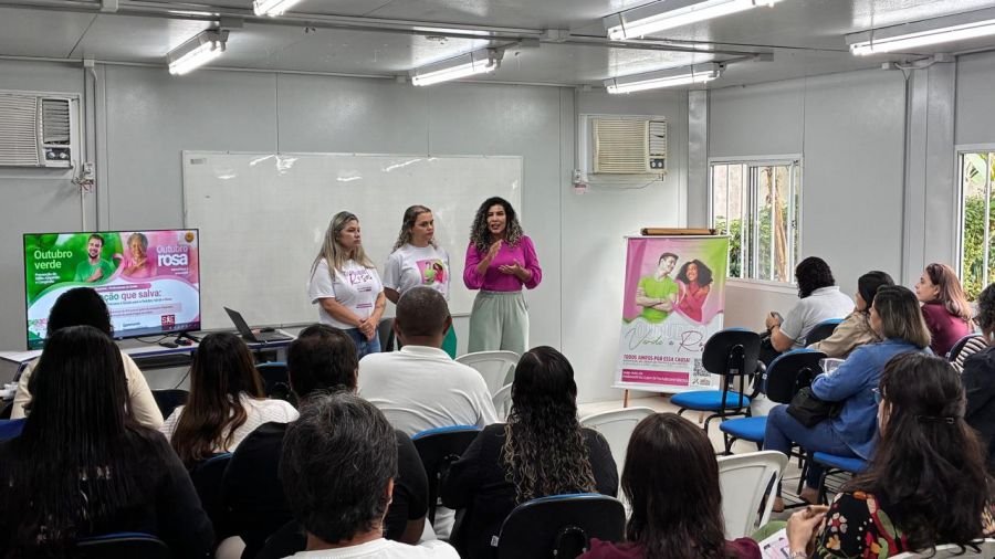 saude promove simposio da atencao primaria evento fez parte da campanha do outubro verde e rosa foto divulgacao